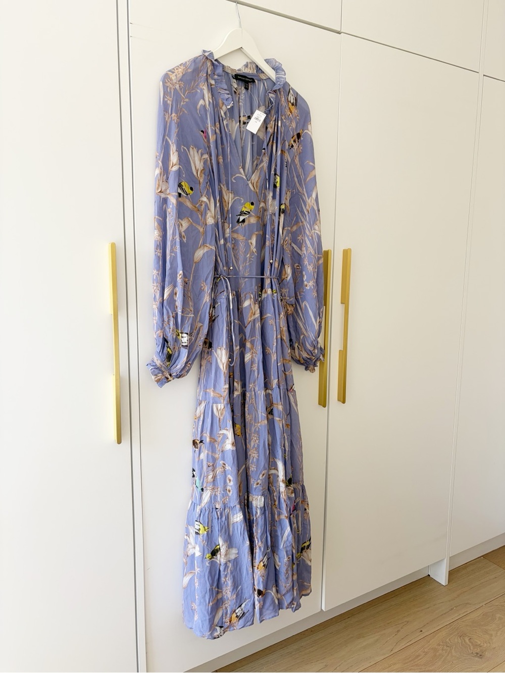 BNWT Lavender Floral Tiered Maxi Dress - Women - Picture 9 of 9